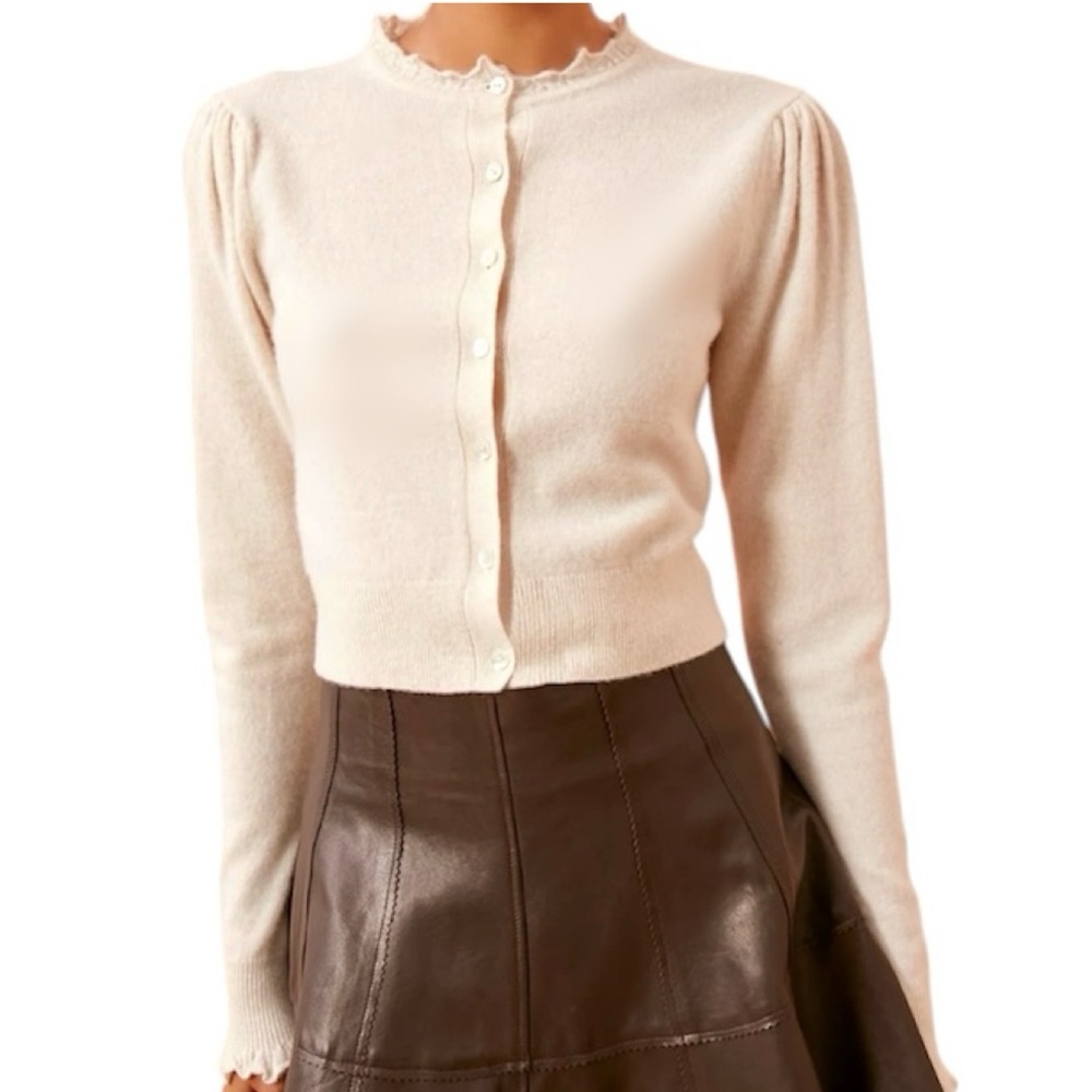 Ulla Johnson Jana Cashmere Knit Cardigan - Petite - NWT